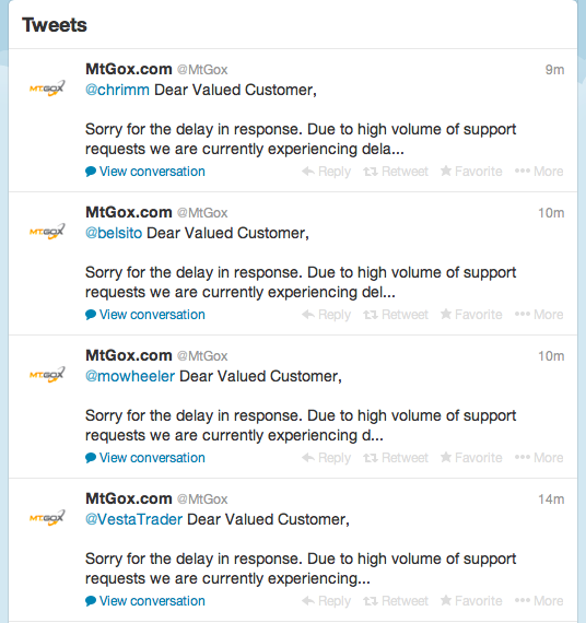 Bitcoin's tweet image. ANYONE care to EXPLAIN to @MtGox on HOW to actually USE twitter ?