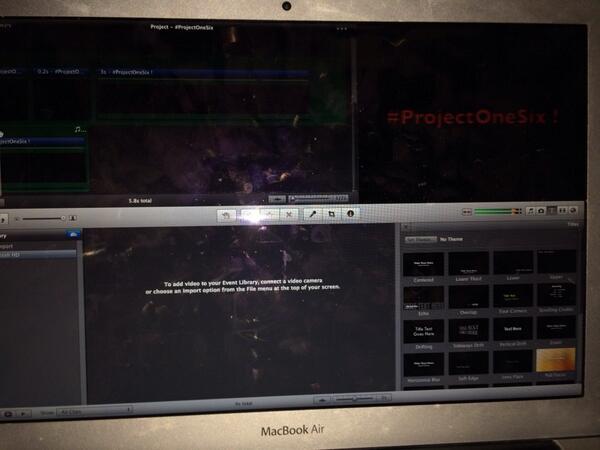 ProjectOneSix's tweet image. Working on the #ProjectOneSix trailer !