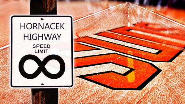 Espo's tweet image. The Hornacek Highway is like the autobahn, no speed limit. Opponents proceed with caution. #SunsVs76ers #FastAintFair