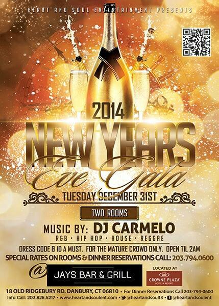 Ring in the New Year at Jays Bar! #LiveEntertainment #06810 #party #nye