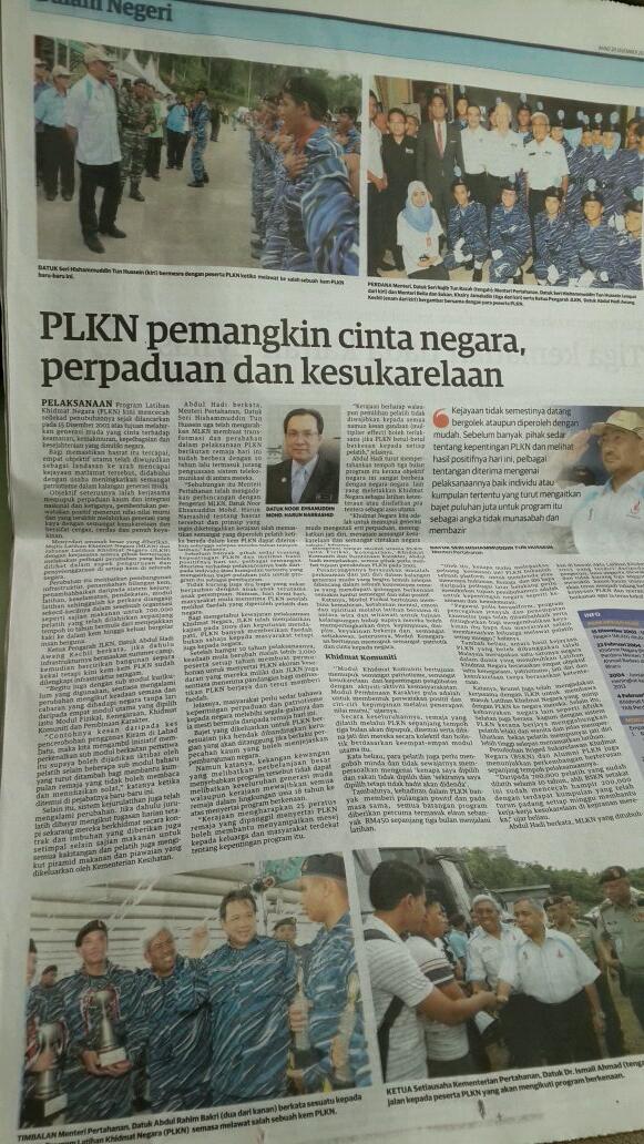 PLKN semarakkan Cinta Negara,  Perpaduan dan Kesukarelaan <a href="/HishammuddinH2O/">Hishammuddin Hussein 🇲🇾</a> <a href="/NoorEhsanuddin/">Noor Ehsanuddin</a> @parliewalla360@zeekay15