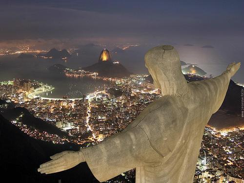 Rio de Janeiro, Brazil at night