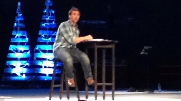MikeScott73's tweet photo. Student Pastor bringing the word this morning! http://t.co/K0Ha5OQNyG