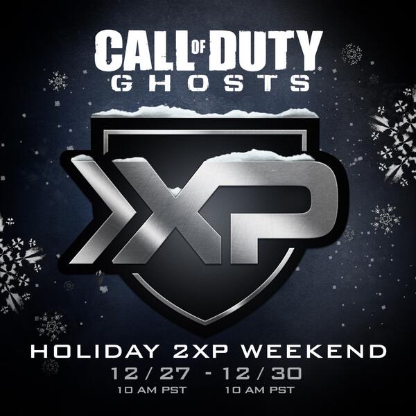 RT if you're prestiging in #CODGhosts this weekend thanks to Double XP!