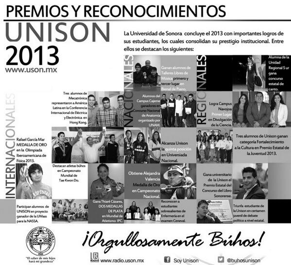 elluismendoza's tweet photo. Estos son algunos de nuestros estudiantes que alimentaron la grandeza  de la Unison este 2013 @EmprendeUnison http://t.co/A9bWqre9E9