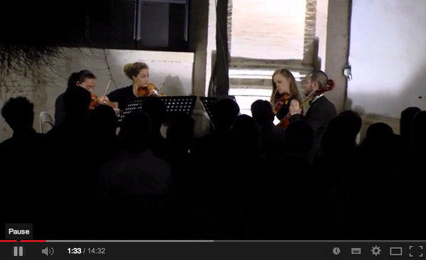 ClaudeLebet's tweet photo. Concerto inaugurale del Lebet String Quartet, ecco a voi il video estratto dall'evento!  http://t.co/5UsJfsitcB http://t.co/p0hAnpeRM2