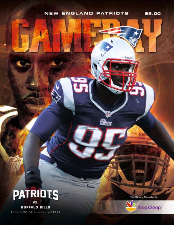 New England Patriots On Twitter Today S Gameday Program Cover Featuring Chan95jones Http T Co 788wbz3qjz