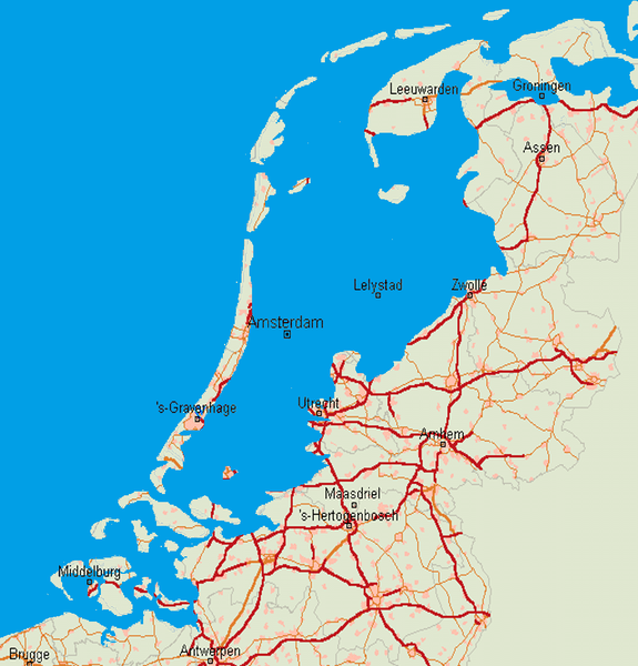 TSCresearch's tweet photo. RT @Amazing_Maps: How the Netherlands would look without dikes.

More amazing maps here: http://t.co/El3SpMv64T
- http://t.co/V8vOle8JOU