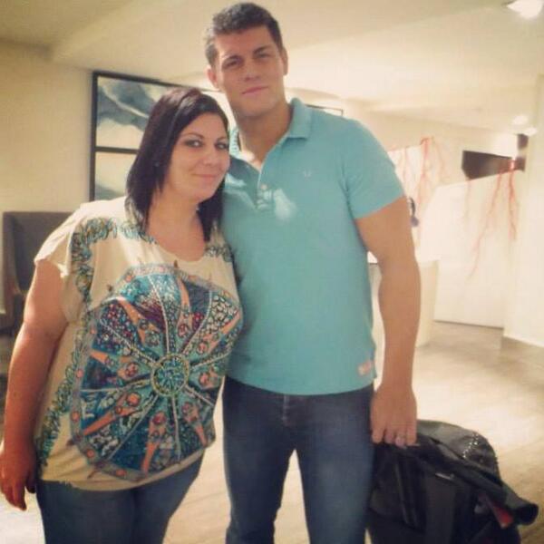 SamToscanoSoler's tweet image. #MemoryOf2013 @CodyRhodesWWE and i