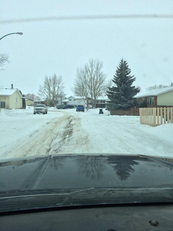 CityOKindersley's tweet photo. Who needs to plow snow when we can just throw a lil dirt on top of it? #cityproblems #betterfortraction http://t.co/YnaeTGaAML