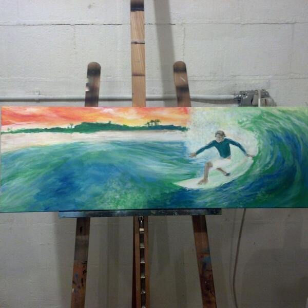inknskin's tweet image. I will surf again one day!! Starting the details! #deathsquadcreative #ARTFORSALE #GETSOME #onelove #knarlytube
