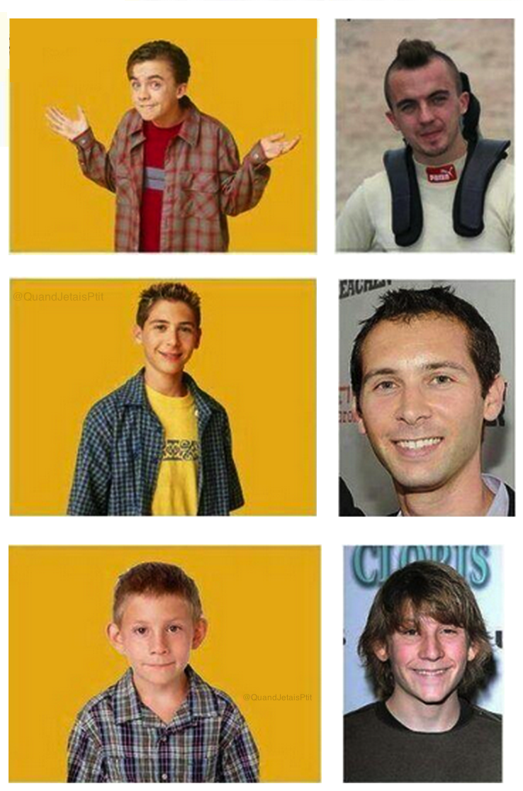 Les personnages de malcolm aujourd