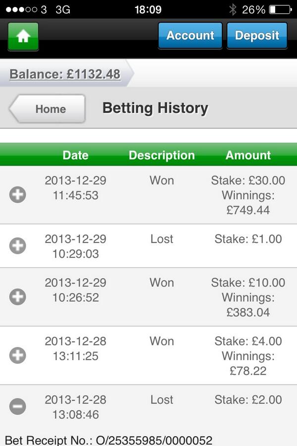 Iddles69's tweet photo. Win win win £1340 made from £4! Happy new year! http://t.co/yWkqsWQSVK