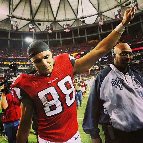 NFL's tweet photo. #ThankYouTony #CARvsATL http://t.co/xIaI2gydiX