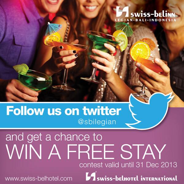 CityHype_Bali's tweet photo. #BaliPromo menarik akhir tahun dari @SBILegian, follow &amp; menangkan menginap gratis http://t.co/7dLlU2Hb4C