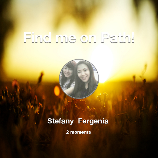 Hi_Fany's tweet photo. Find me on #Path now! Go to: http://t.co/ONIEhyjt6x! #thepersonalnetwork http://t.co/vmB0muEp40