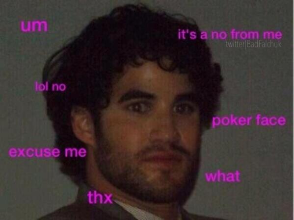 BadFalchuk's tweet photo. Glee fans who use 'OMGlee'. http://t.co/CVyLCmqm2o