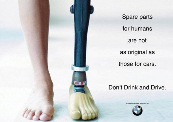 hnslim's tweet photo. #BMW: Don't drink and drive. http://t.co/A3bQN0UWXJ
