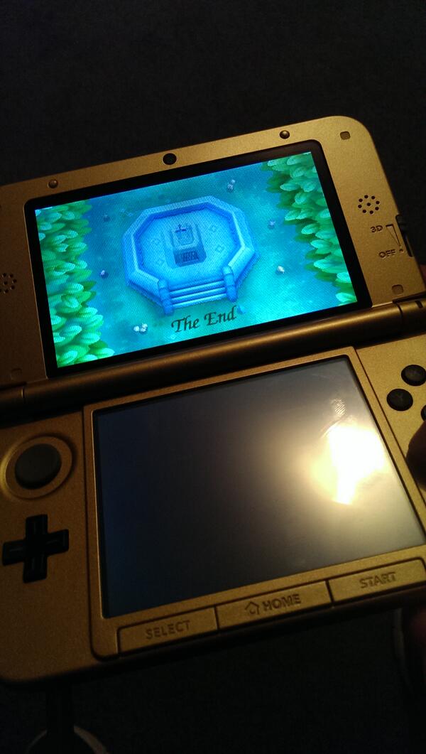 ZeldaEvolution's tweet image. The End. #alinkbetweenworlds