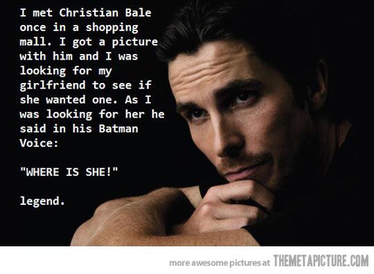 FakingBale's tweet image. I'm awesome.