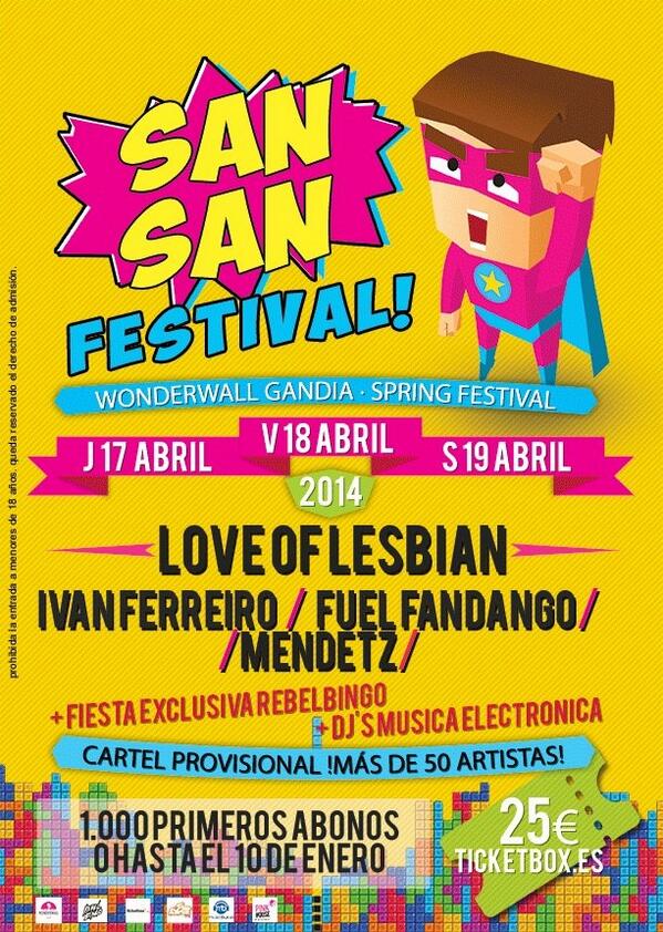 SanSan Festival 17, 18, 19 Abril 2014 GANDIA Bcu4lzhCIAAWMOi