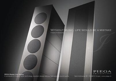 Without Music, Life Would Be A Mistake! #Piega #speaker #switzerland