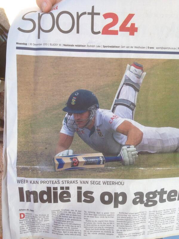 Cool pic in the paper..... #Faf #GrranaEnergy <a href="/faf1307/">Faf Du Plessis</a> <a href="/GrRANA_Energy/">GrRANA_Energy</a>