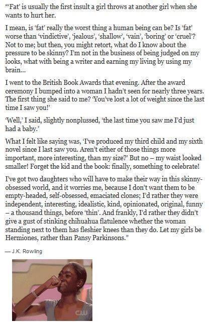 ILoveeLupin's tweet photo. J.K. Rowling is perfect <3 http://t.co/tqJVvCHUvF