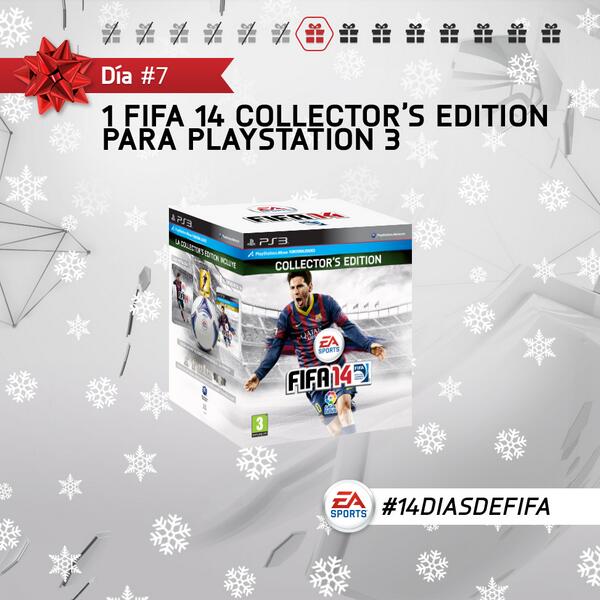 Día 7: Un #FIFA14 Collector's Edition para PS3. Sigue a @EASPORTSEsp y haz RT para poder ganar! #14diasdeFIFA