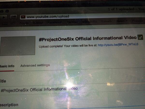 ProjectOneSix's tweet image. #ProjectOneSix