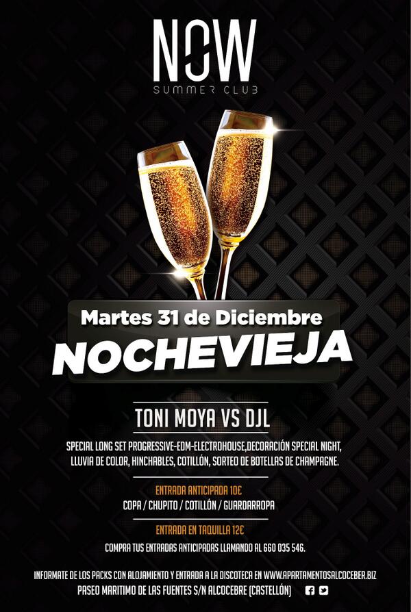 elcentro_cs's tweet image. Nochevieja en @nowsummerclub junto a mi amigo y socio, @tonimoyadj