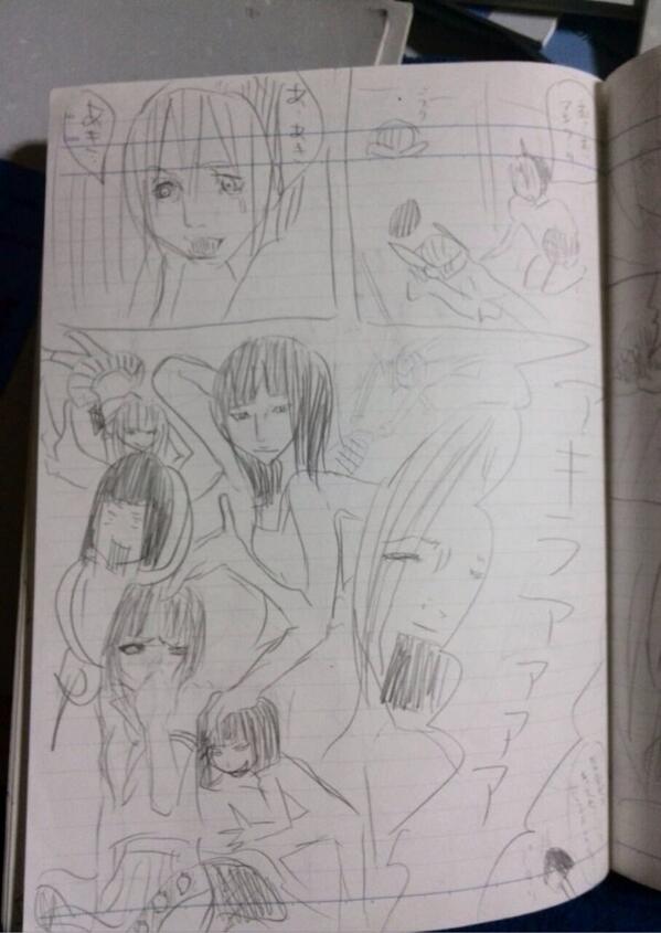 アキラでいろいろ描いてました、アキラ大好きです。これはロビンとか東城の格好をしたアキラの思い出のような気がします 