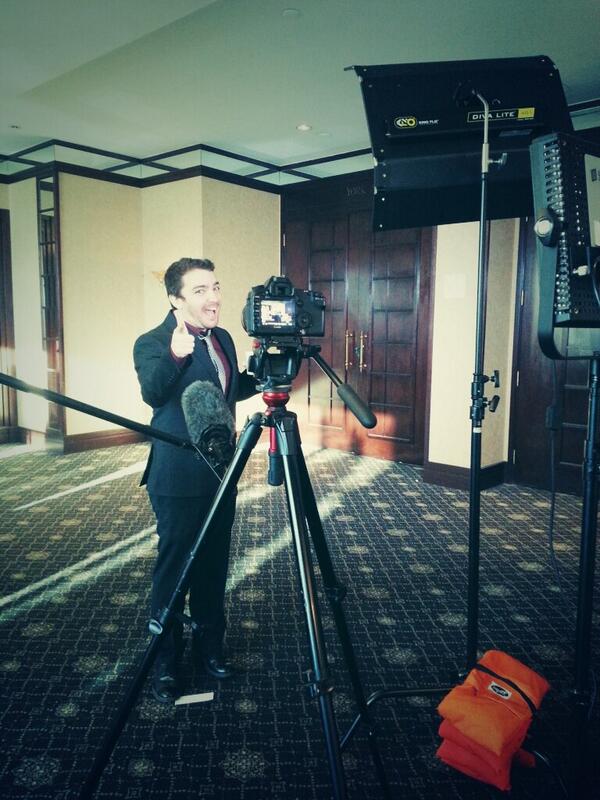 crabbycactus's tweet image. Just finished filming a scene at #p2cplusTO for an upcoming video! #videointern