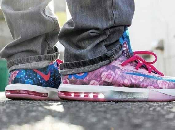 kd 6 on feet