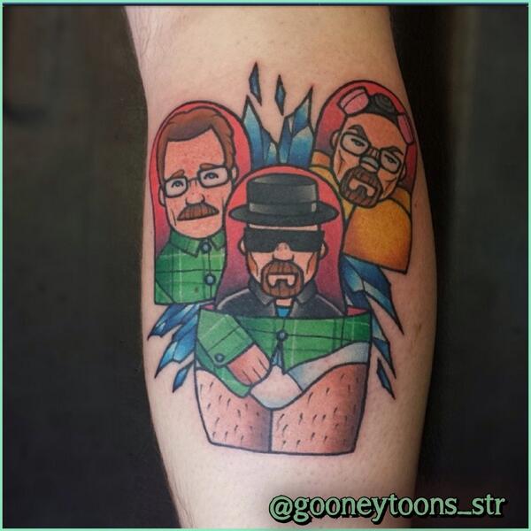 culttattoos's tweet photo. Is this the cutest BREAKING BAD tattoo ever - #breakingbad #walterwhite @BryanCranston http://t.co/GQXYHKIuI8