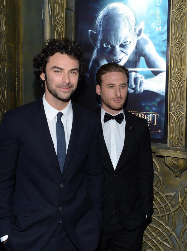 irwinxtommo's tweet image. #mcm aidan turner and dean o'gorman
