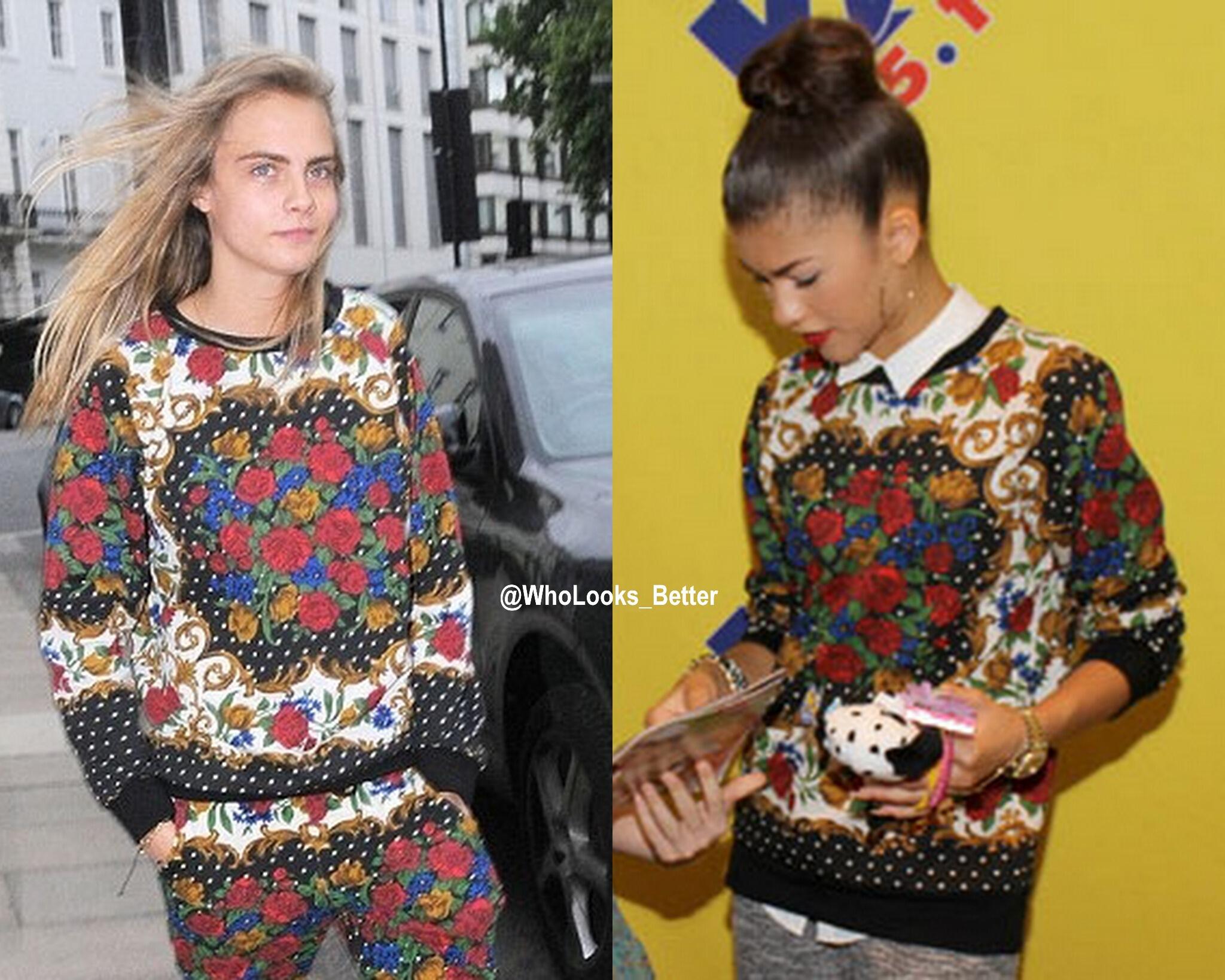 Who wore it better? on Twitter "Cara Delevingne VS Zendaya Coleman RT