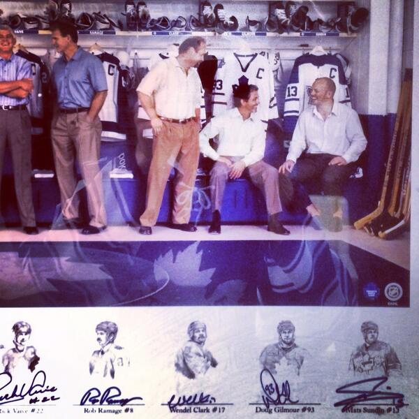 bakernation's tweet photo. See ya tomorrow boys!!! @wendelclark17 @Gilmour_93 @matssundin13 #SEAofBLUE http://t.co/S5NrCzT6z5