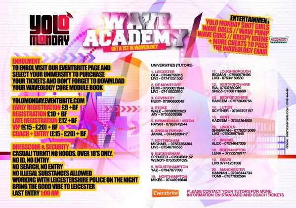 **YOLO MONDAY** #WaveAcademy
#DifferentGenreMondays :-)

Soundcloud.com/YoloMonday/Yol… - By @KopemanD💃🙌🎶🎶