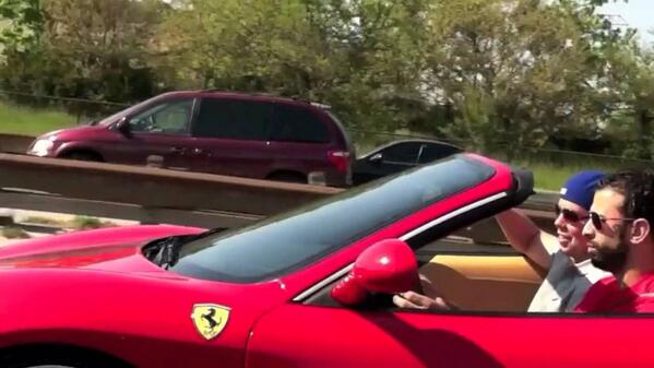 Athletes Cars on Twitter: &quot;Jose Bautista of the Toronto Blue Jays in a red  Ferrari http://t.co/xblm5S3SRV&quot; / Twitter