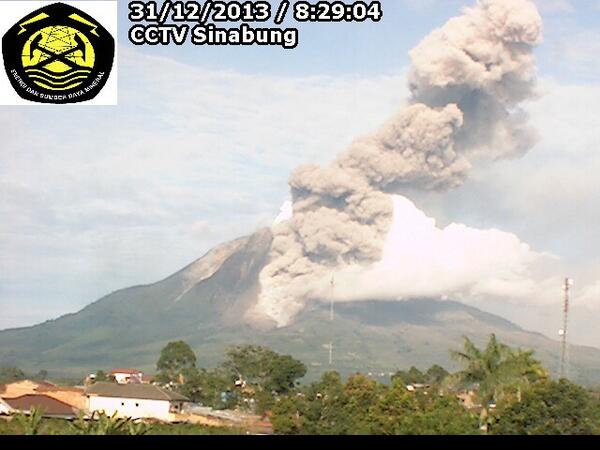 TravellerKaskus's tweet photo. Gunung #Sinabung kembali meletus tadi pagi 08.29 wib, Aliran material vulkanik hampir menjangkau desa terdekat http://t.co/gnabdkzQrS