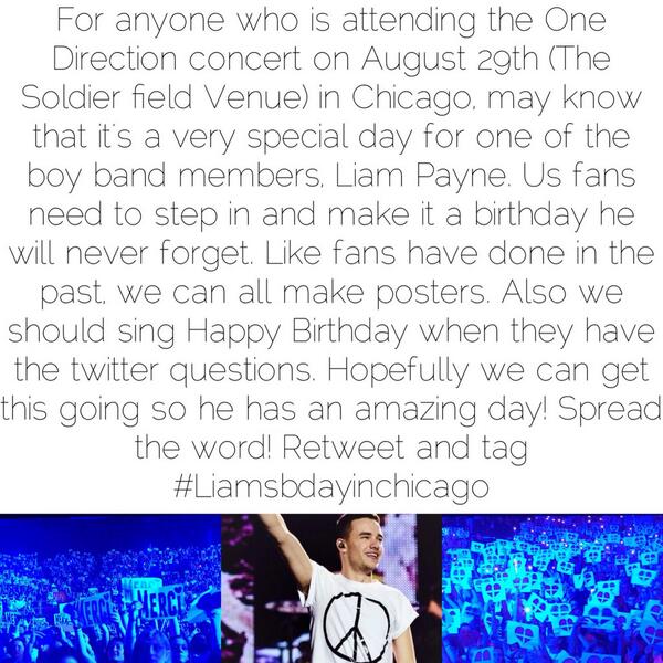 umdirection's tweet image. Please spread the word! Thanks! #liamsbdayinchicago #WWA #wwatour