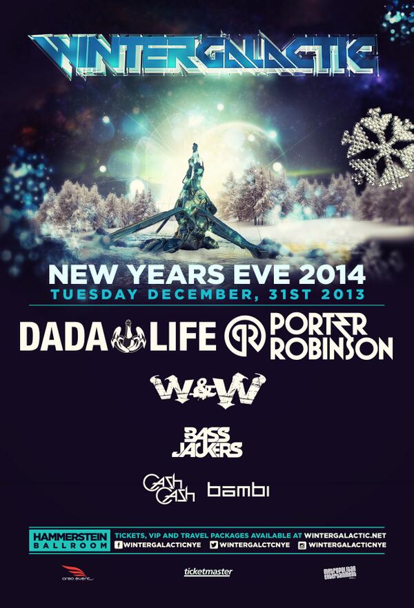 LetLooseEvents's tweet image. #WinterGalactic Tickets NYE2014 @dadalife @porterrobinson  bit.ly/1enrVPS
