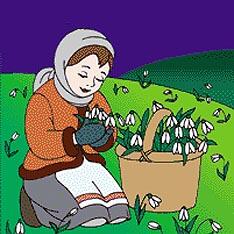 12 подснежников сказка. 12 месяцев маршак лес. падчерица с подснежниками из 12 месяцев.