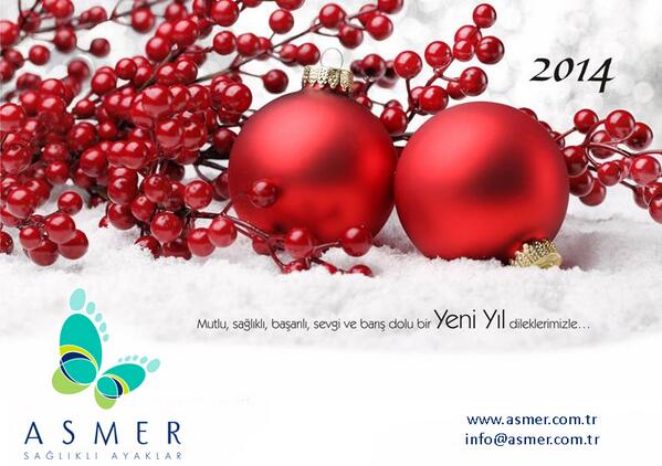 Mutlu, sağlıklı, başarılı, sevgi ve barış dolu bir Yeni Yıl dileklerimizle...
