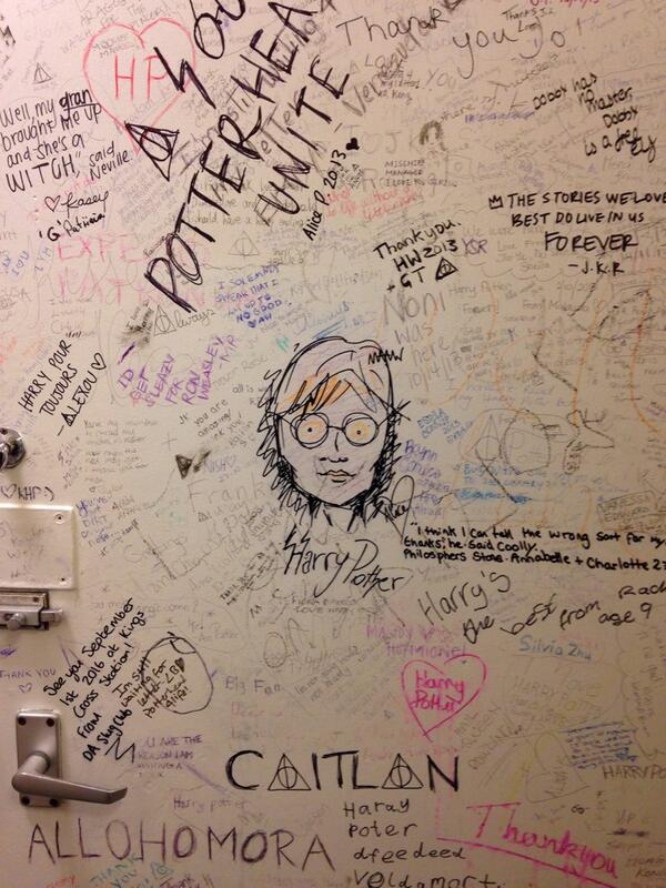 Harry Potter graffiti at The Elephant House