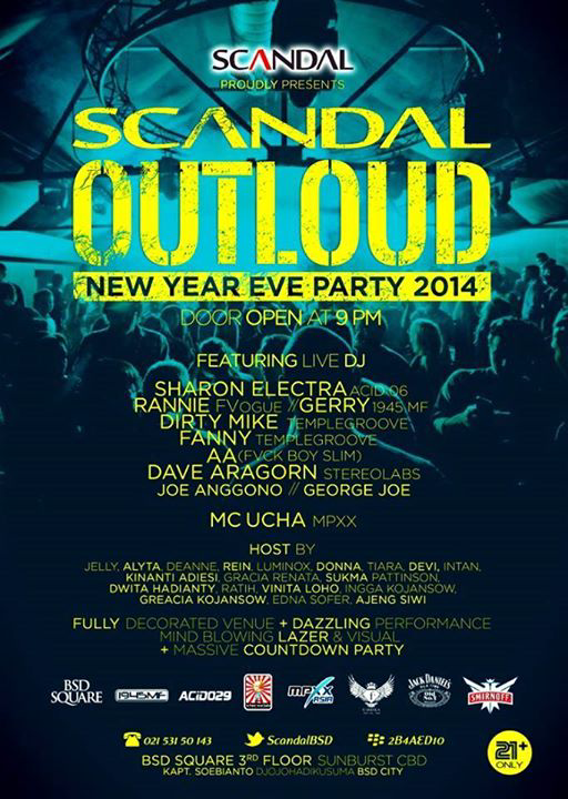 "Scandal Outloud" New year eve party