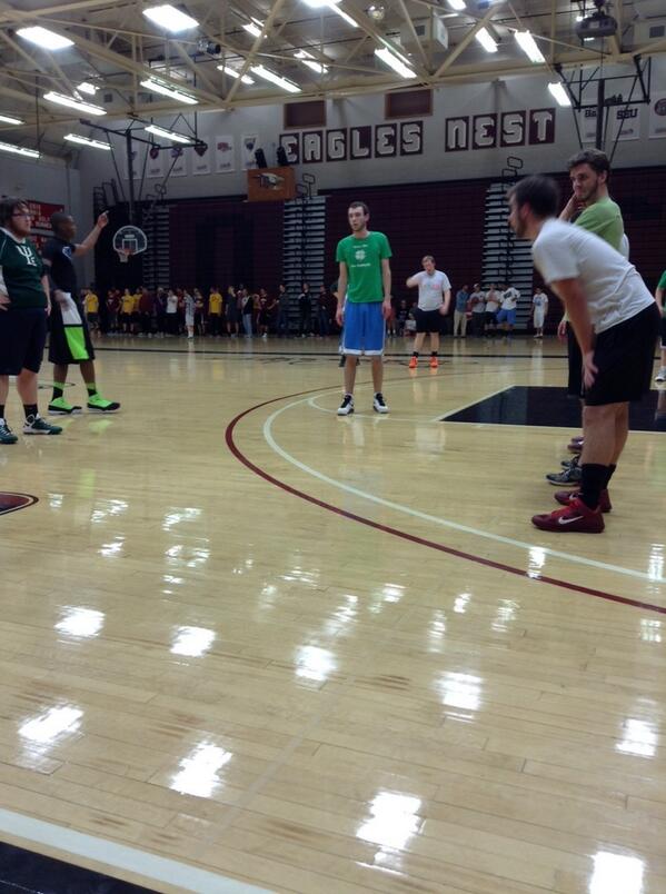 Adam at the free throw line he went 1-1 #psisports