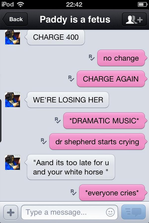 abbiejwiggins's tweet image. just a casual conversation with @Feelinggreys yesterday #yaknowhowwedo