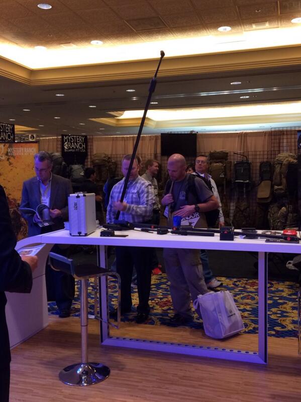 TE_99's tweet photo. #polecamera demonstrations in the #tacticalelectronics booth 7311 #shotshow http://t.co/XV7eHyhcyV